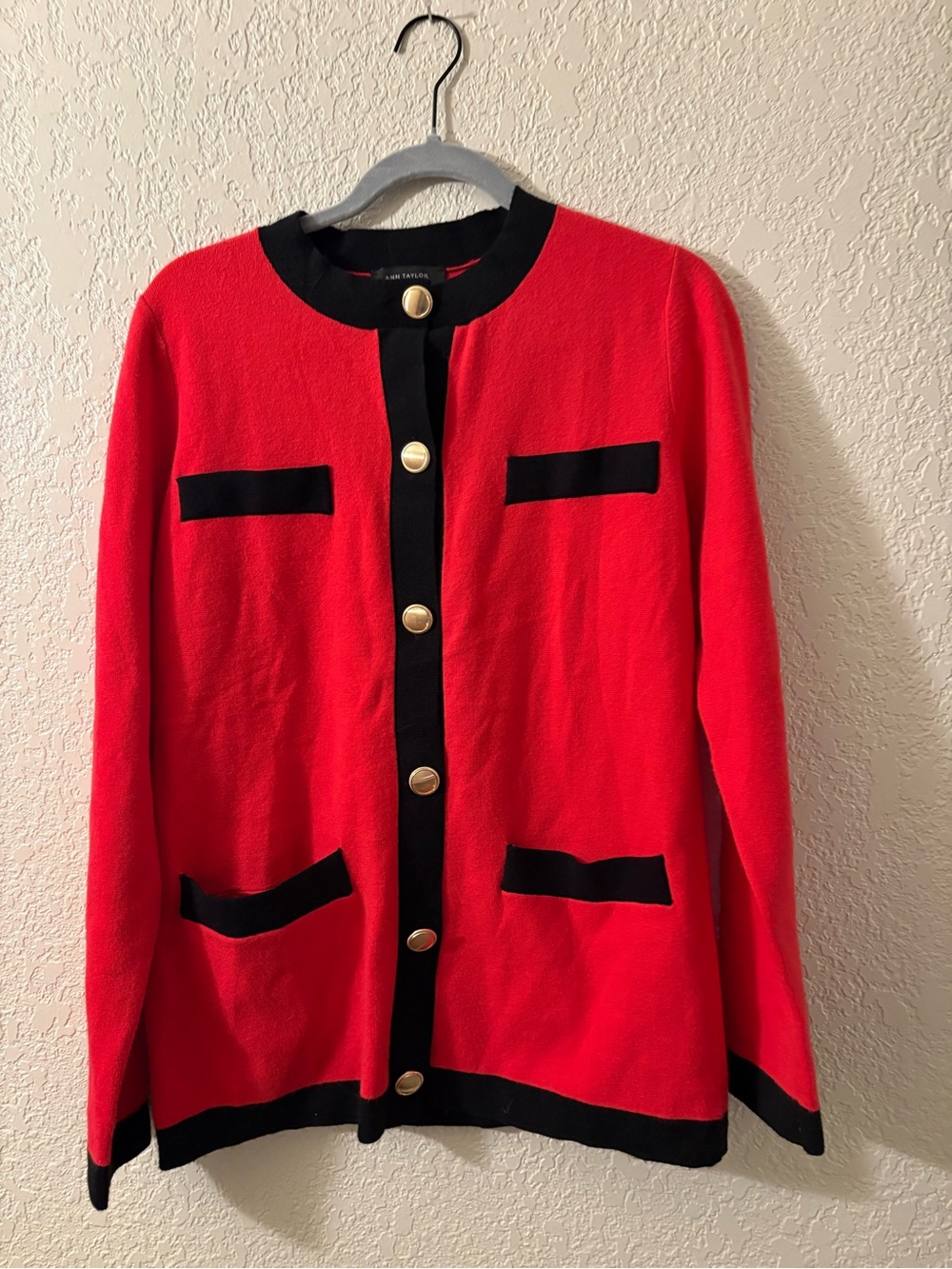 Ann Taylor Sweater Jacket M